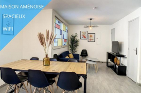 GRANDE MAISON AMIÉNOISE TOUTE ÉQUIPÉE 8PERS WIFI